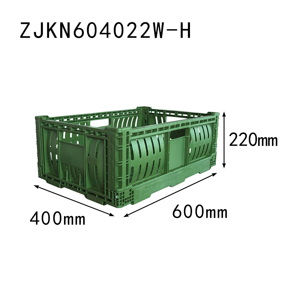 4622 harvest crate foldable plastic fruit crate