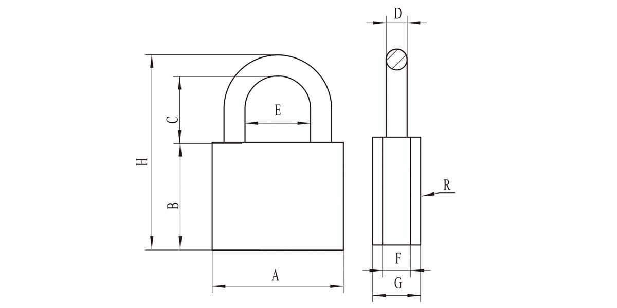 Waist-shape Brass Padlock.jpg