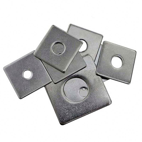 Square steel washer