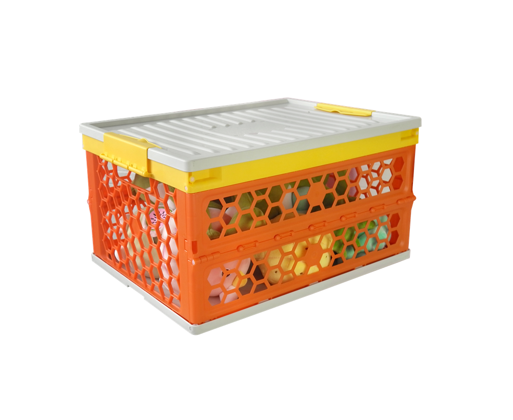 485x352x264 mm home use plastic laundry foldable storage basket