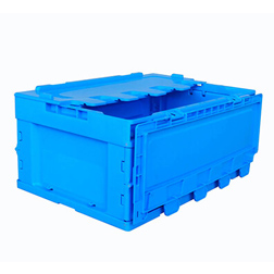 ZJXS533625C blue color foldable storage box with lid