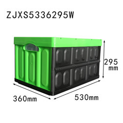 530*360*295W lightweight storage container for home plastic collapsible box and container