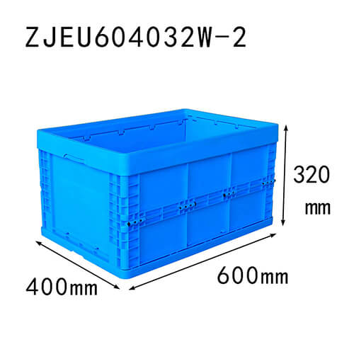 600*400*320mm collapsible box 100% virgin PP material foldable storage box for auto